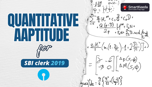 quantitative aptitude for sbi clerk 2019